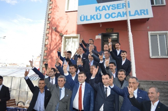 Kayseri'de MHP İle Ülkü Ocakları'na Hayırlı Olsun Ziyareti Yapıldı