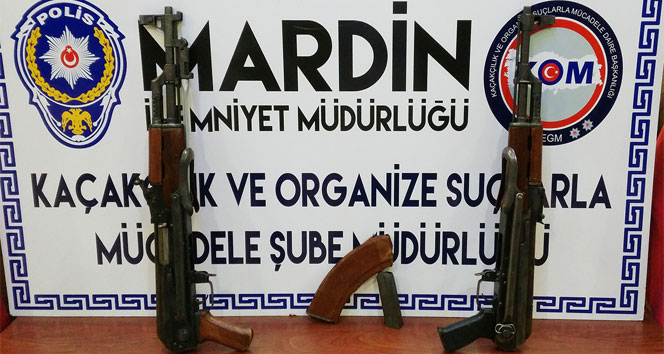 Mardin Kızıltepe'de Düzenlenen Operasyonda 2 Silah Ele Geçirildi