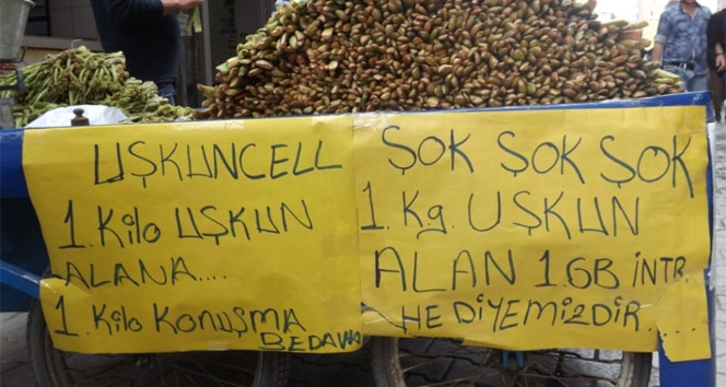 Van'da Uçkun Bitkisi Satan Satıcının İlginç Yöntemi Dikkat Çekiyor