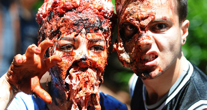 İstanbul Nişantaşı'nda 8. Zombie Walk Etkinliği Düzenlendi