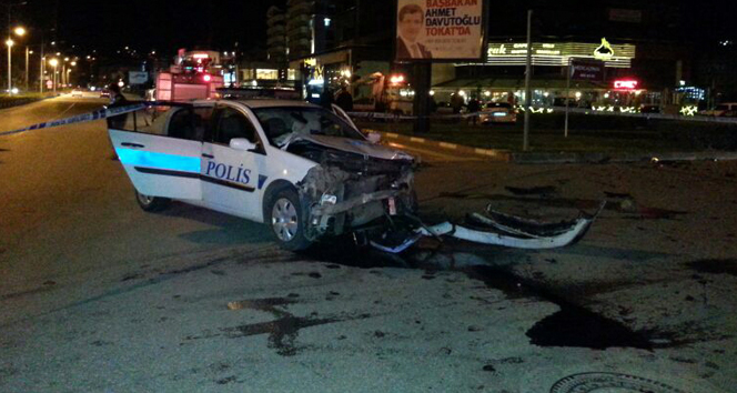 Tokat'ta Polis Otomobilinin Yer Aldığı Kazada 3 Kişi Yaralandı