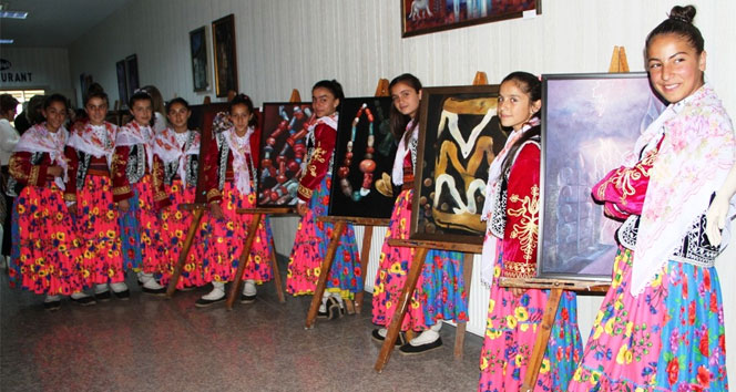 Van'da İz Sürücü Ekibi'nin Urartu Temalı Resim Sergisi Düzenlendi