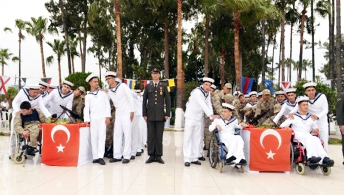 Mersin'de Engelliler Haftası Kapsamında Temsili Askerlik Töreni Gerçekleştirildi