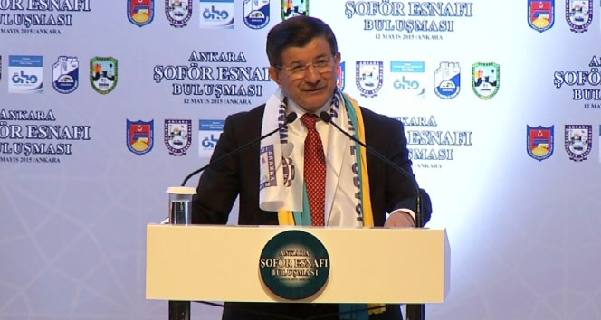 Ankara'da Şoförlerle Buluşan Başbakan Davutoğlu, Yeni Düzenlemeleri Açıkladı