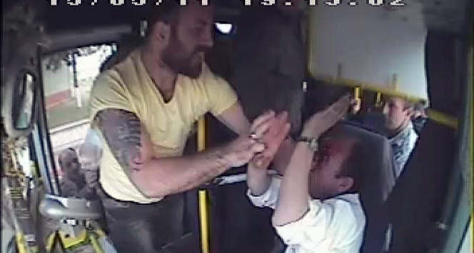 Bursa İnegöl'de Halk Otobüsünde Yaralanma Sonrası Kavga Çıktı