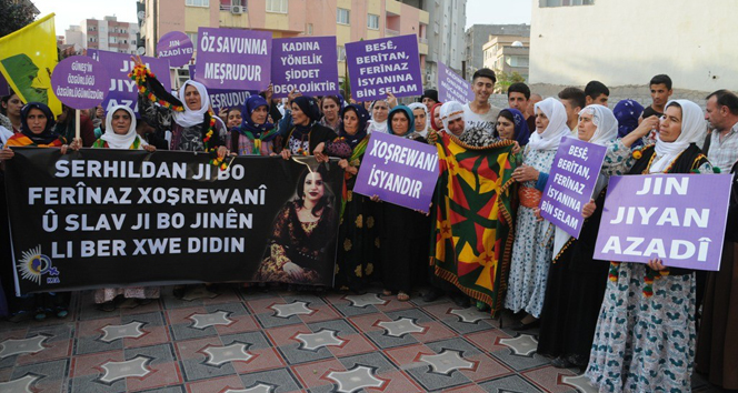Cizre'de İran'daki Tecavüz Olayı Nedeniyle Protesto Gerçekleştirildi
