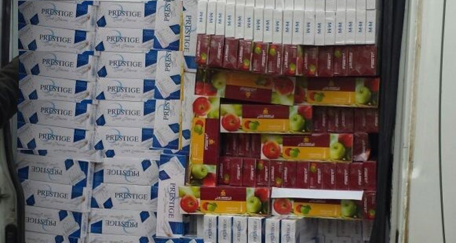 Hakkari Şemdinli'de Jandarma, 15 Bin Paket Kaçak Sigara Ele Geçirdi