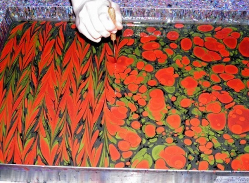 Alanya'da Geleneksel Ebru Sanatı Kursu, 25 Mayıs'ta Başlayacak