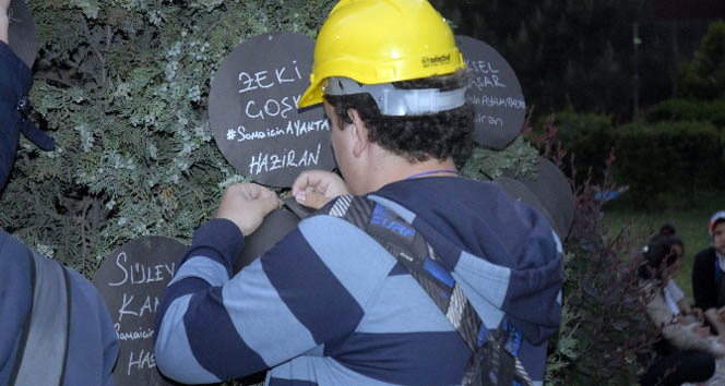 Eskişehir'de Soma Maden Faciasını Protesto Eden 300 Kişilik Grup Toplandı