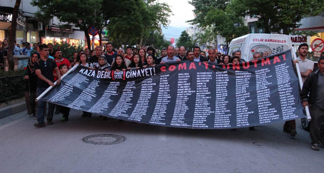 Manisa Soma'da 2014 Maden Faciası Yıl Dönümü Anması Gerçekleşti