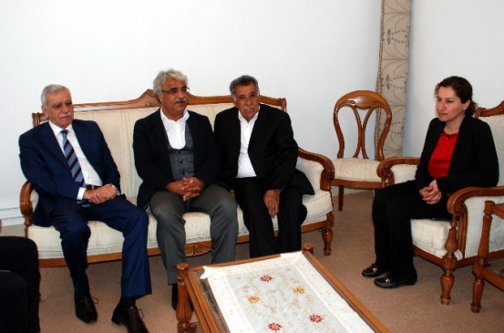 Mardin Büyükşehir Belediyesi Eş Başkanı Ahmet Türk, Midyat'ta Seçim Çalışmalarına Destek Verdi