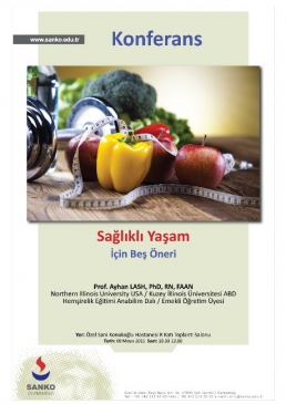 Sanko Üniversitesi'nde Halka Açık Sağlık Konferansı Düzenleniyor