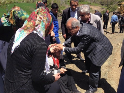 Sincik Aksu Köyü'nde Gerçekleşen Trafik Kazasında Yaralılara İlk Müdahale Yapıldı