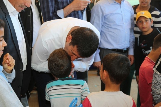 Eyyübiye'de 7 Semt Pazarında Esnafa Dağıtılan Önlüklere Yoğun İlgi Gösterildi