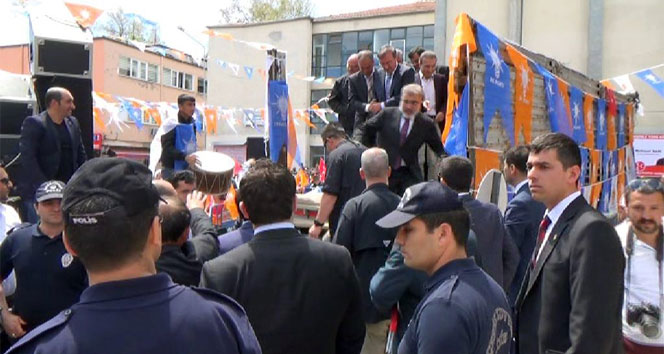 Amasya Gümüşhacıköy'de Bakan Taner Yıldız Düşme Tehlikesi Yaşadı