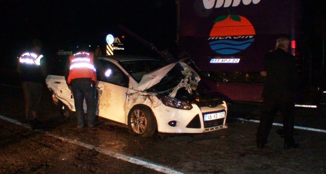 Konya Ereğli'de Trafik Kazasında 1 Kişi Yaralandı