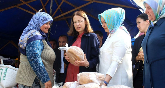 Aile ve Sosyal Politikalar Bakanı Ayşenur İslam, Serdivan'da bulunan sosyete pazarında esnaf ve vatandaşlarla bir araya geldi.