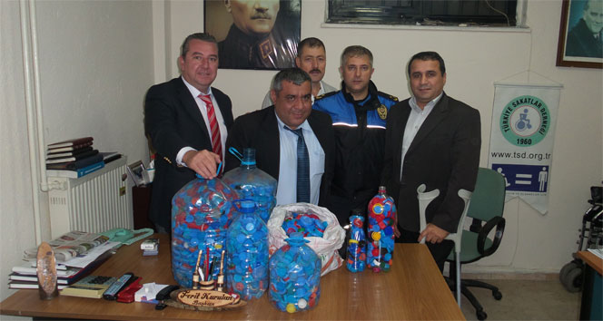 Bartın'da 'Altın Kardeşliği' Projesi Kapsamında 420 Bin Kapak Toplandı