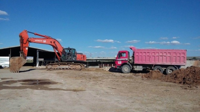 Karaman'da Kazı Yapan Kepçe Organize Sanayi Bölgesi'nde Gaz Borusunu Patlattı