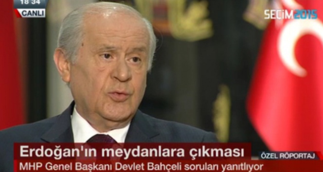 Devlet Bahçeli, MHP'nin HDP'ye yönelik saldırılara karıştığı iddialarını yalanladı.