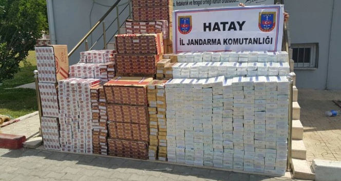 Hatay Dörtyol'da Yapılan Operasyonda 18 Bin Paket Kaçak Sigara Ele Geçirildi