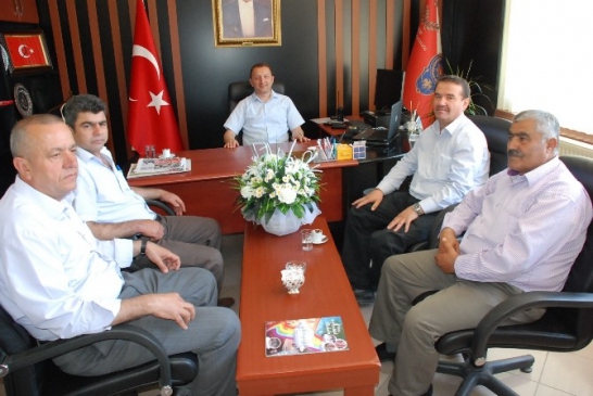 Didim'de Ziraat Odası, Emniyet Müdürü Özgür Selçuk'u Ziyaret Etti