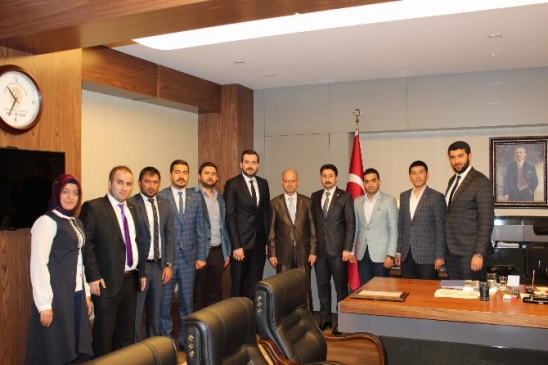 Gaziantep'te Genç MÜSİAD, İl Emniyet Müdürü Erhan Gülveren'i Ziyaret Etti