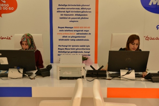 Erbaa'da Beyaz Masa'ya İki Ayda Bin 74 Başvuru Yapıldı