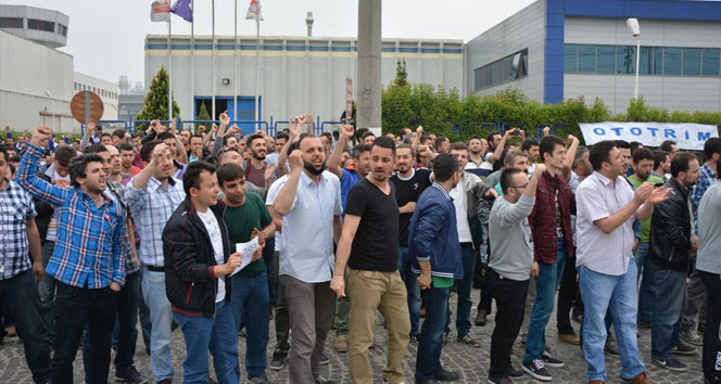 Bursa Ototrim Fabrikası'nda 650 İşçi Eylem Yaptı