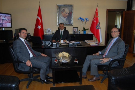 Sakarya'da Özel Adatıp Hastanesi, İl Emniyet Müdürü Babadağı'nı Ziyaret Etti