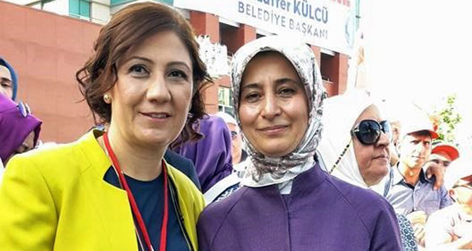 Çorum'da Sare Davutoğlu, İlksen Ceritoğlu'na Seçim Destek Verdi
