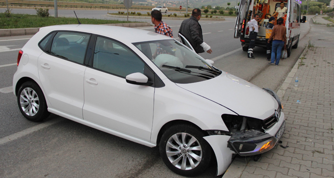 Samsun Atakum'da Gerçekleşen Trafik Kazasında 1 Kişi Yaralandı