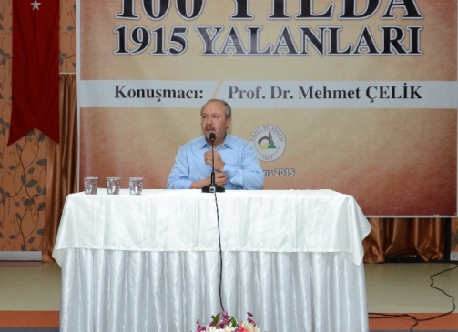 Düzce'de Prof. Dr. Mehmet Çelik, 1915 Yalanları Üzerine Konferans Verdi