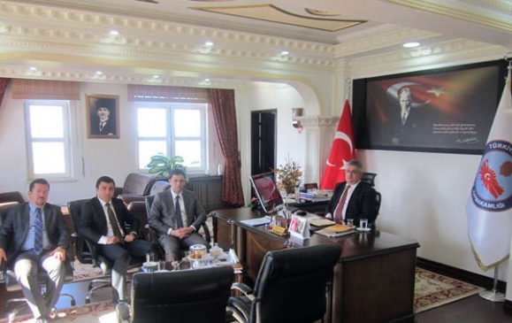 Akçakoca'da Marka Heyeti, Kaymakam Aykut Pekmez'i Ziyaret Etti