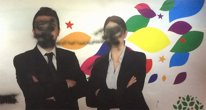 Kırşehir'de HDP Afişlerini Boyayan İki Kişi Hakkında İşlem Yapıldı