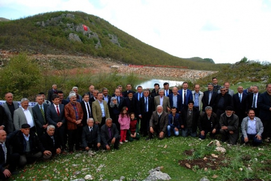 Amasya Taşova'da Şehit Himmet Aydemir'in Adıyla Sulama Göleti Açıldı