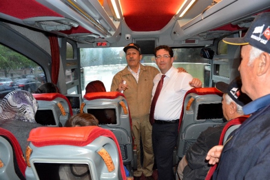 Aksaray Merkez'de Şehit Aileleri ve Gaziler Çanakkale'ye Gönderildi