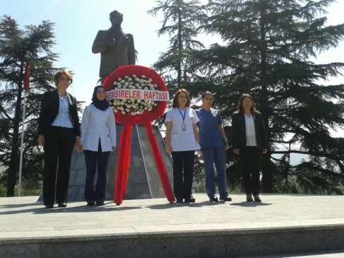 Karabük'te Hemşirelik Haftası Töreni, Atatürk Anıtı'nda Gerçekleşti
