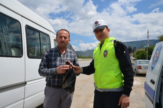 Çorum Osmancık'ta Ahilik Haftası Kapsamında Trafik Denetimi Yapıldı