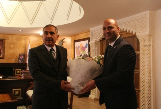 Mardin'de Mali Müşavirler Odası Başkanı Koçak'ı Ziyaret Etti