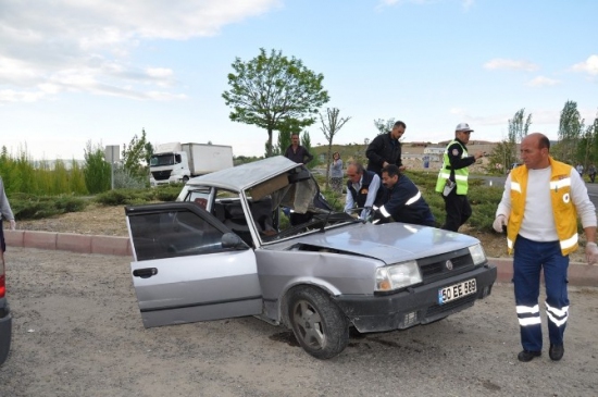 Nevşehir Ürgüp'te Kamyon ile Otomobil Çarpıştı, Sürücü Hayatını Kaybetti