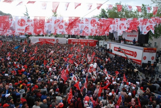 MHP Lideri Devlet Bahçeli Tokat'ta Partililere Hitap Etti
