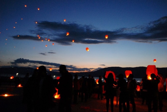 Burdur'da Soma Faciası'nın Yıldönümünde 301 Dilek Feneri Gökyüzüne Uğurlandı