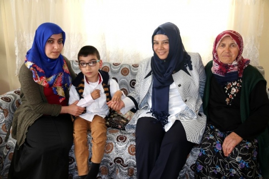 Aksaray Merkez'de Kadın Koordinasyon Merkezi'nden Hasta Ziyareti Yapıldı