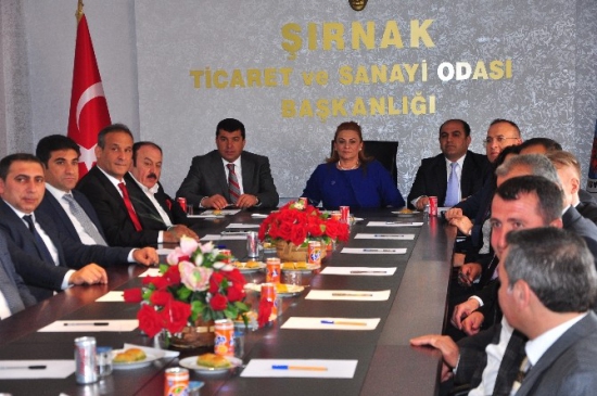 Irak Gaziantep Başkonsolosu Taaban Al Bazzaz, Şırnak'ta TISİAD ile Görüşme Gerçekleştirdi