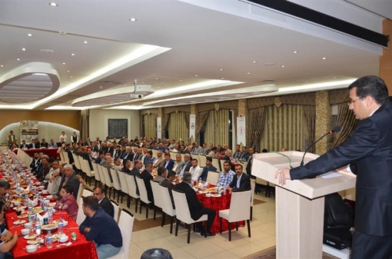 Batman'da Ahilik Haftası Nedeniyle Esnafla Bir Araya Gelindi