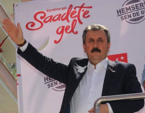 Osmaniye'de BBP ve Saadet Partisi Liderleri Tarafından Miting Düzenlendi