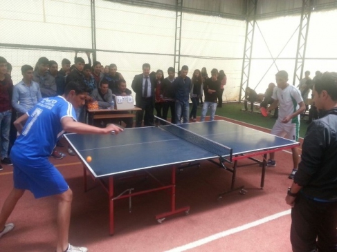 Muş Varto'da 19 Mayıs Etkinlikleri Kapsamında Masa Tenisi Yarışması Düzenlendi