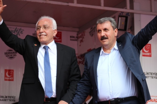 Kahramanmaraş'ta Gerçekleşen Milli İttifak Mitinginde BBP ve SP Liderleri Konuştu