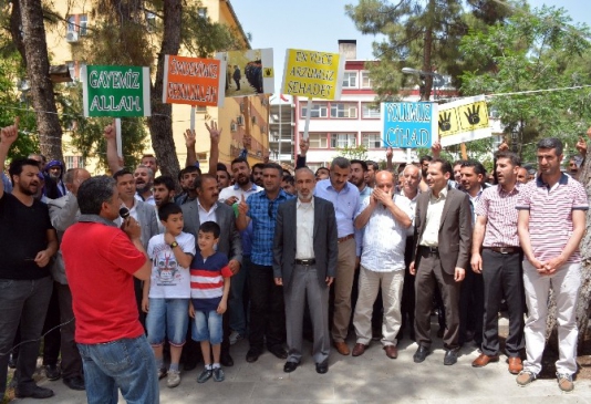 Şanlıurfa Siverek'te Mısır'daki İdam Cezaları Protesto Edildi
